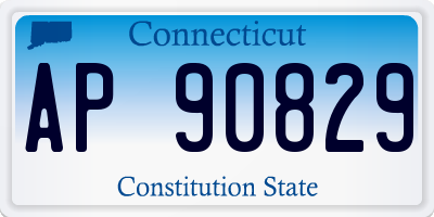 CT license plate AP90829