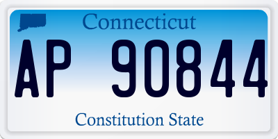 CT license plate AP90844