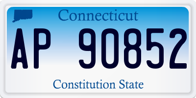 CT license plate AP90852