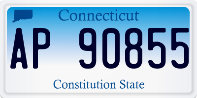 CT license plate AP90855