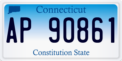 CT license plate AP90861