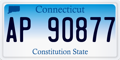 CT license plate AP90877