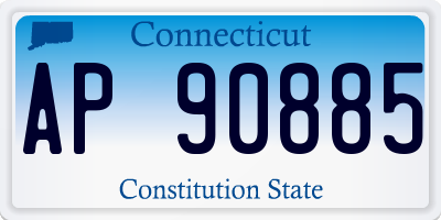 CT license plate AP90885