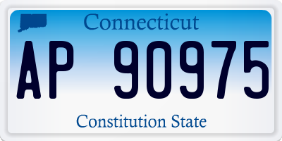 CT license plate AP90975