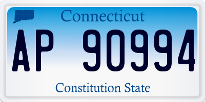 CT license plate AP90994
