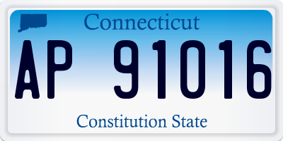 CT license plate AP91016