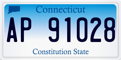 CT license plate AP91028