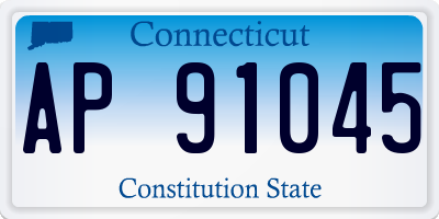 CT license plate AP91045