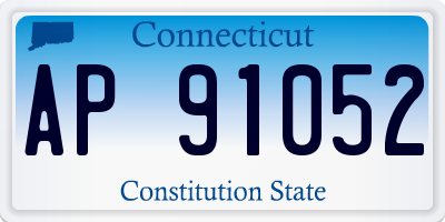 CT license plate AP91052