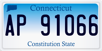 CT license plate AP91066