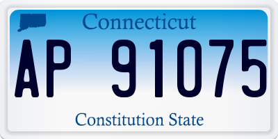 CT license plate AP91075