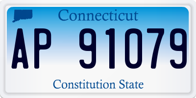 CT license plate AP91079