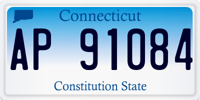 CT license plate AP91084