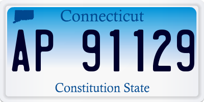 CT license plate AP91129
