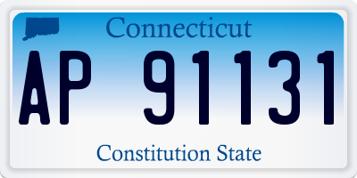 CT license plate AP91131