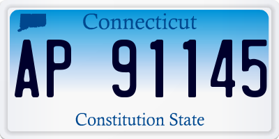 CT license plate AP91145