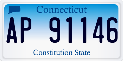 CT license plate AP91146