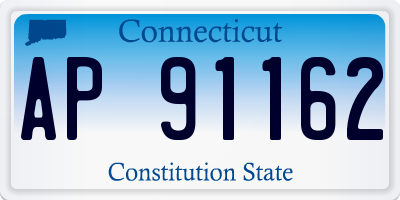 CT license plate AP91162
