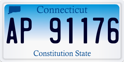 CT license plate AP91176