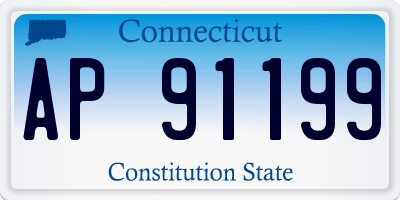 CT license plate AP91199