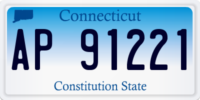 CT license plate AP91221