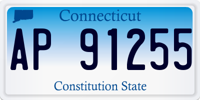 CT license plate AP91255