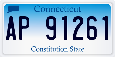 CT license plate AP91261