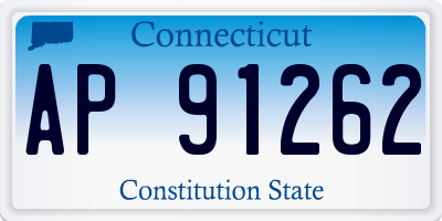 CT license plate AP91262