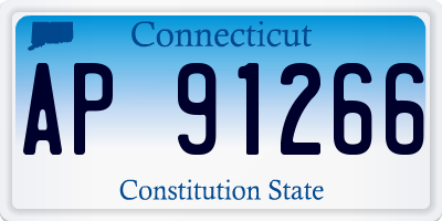 CT license plate AP91266