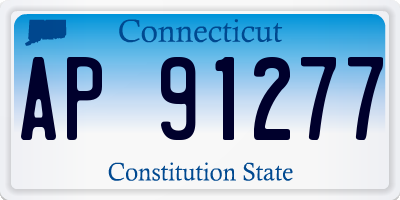 CT license plate AP91277