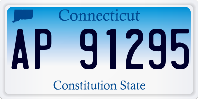 CT license plate AP91295