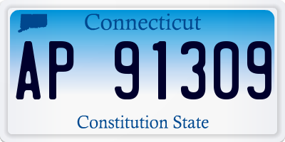 CT license plate AP91309