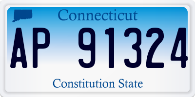 CT license plate AP91324