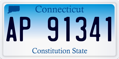 CT license plate AP91341
