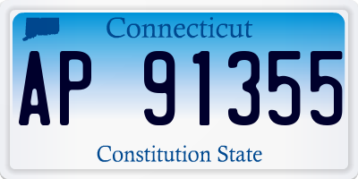 CT license plate AP91355