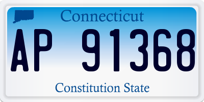 CT license plate AP91368