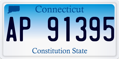 CT license plate AP91395