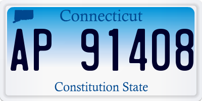 CT license plate AP91408