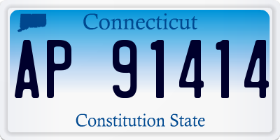 CT license plate AP91414