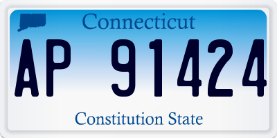 CT license plate AP91424