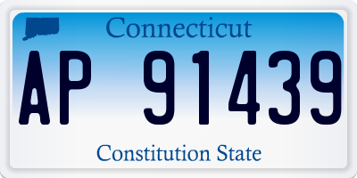 CT license plate AP91439