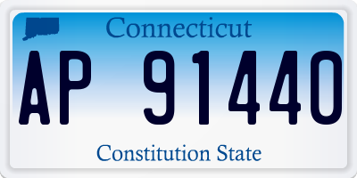 CT license plate AP91440
