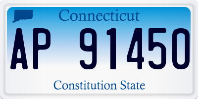 CT license plate AP91450