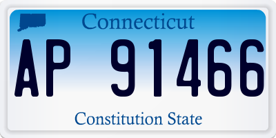 CT license plate AP91466