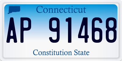 CT license plate AP91468