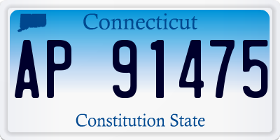 CT license plate AP91475