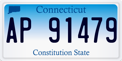 CT license plate AP91479