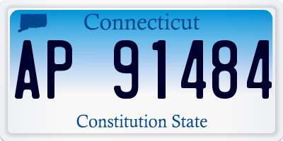 CT license plate AP91484
