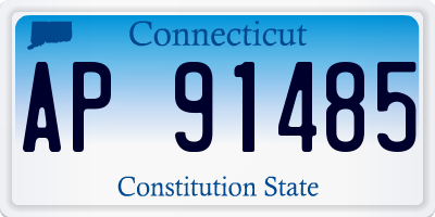 CT license plate AP91485