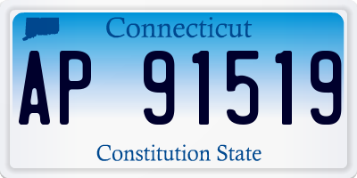 CT license plate AP91519
